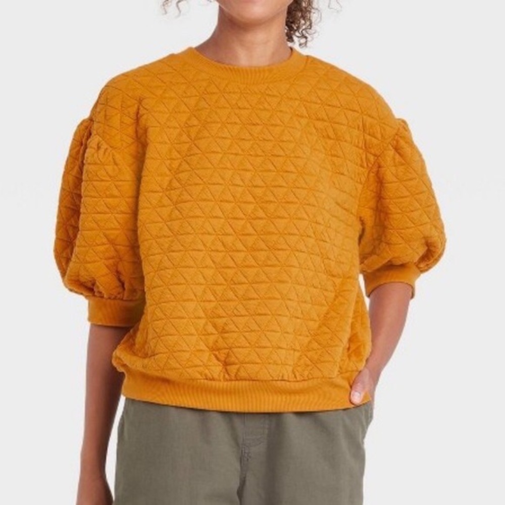 A New Day Quilted Sweatshirt